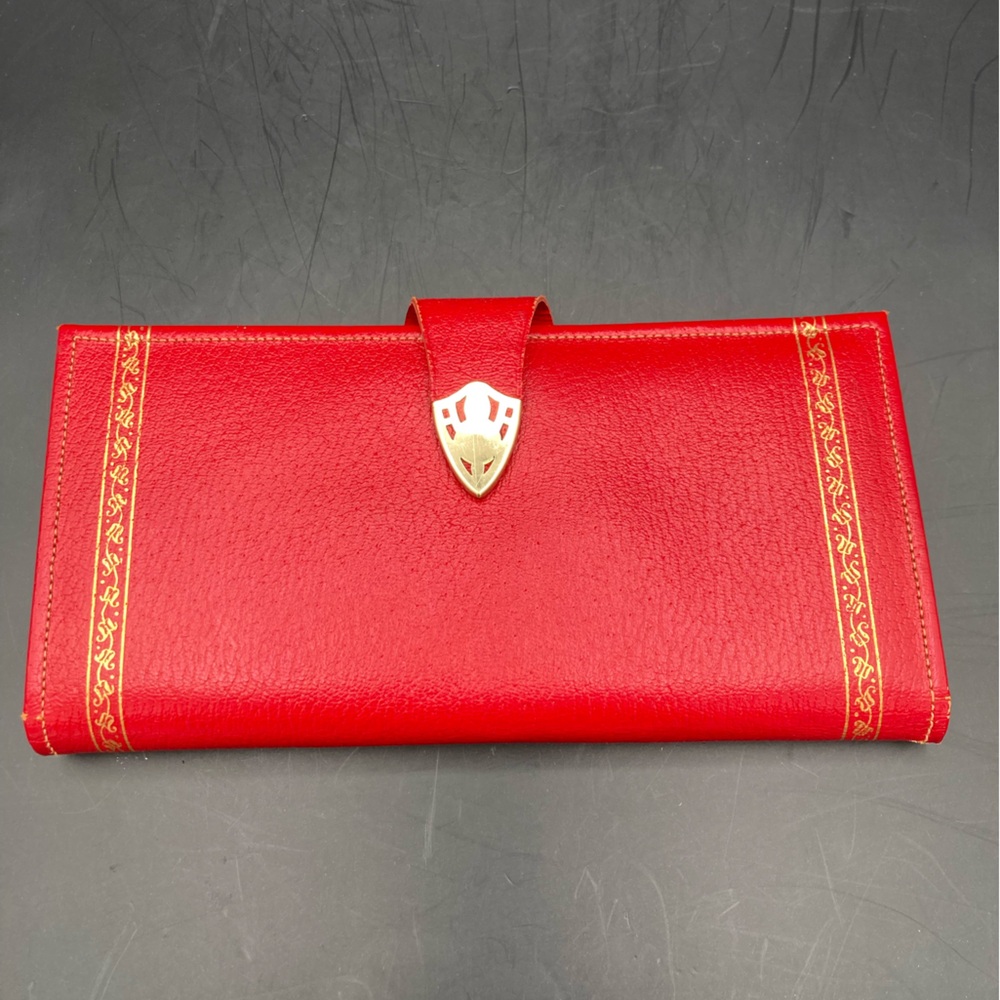 Elegant Women’s Red Baronet Pigskin Wallet Vintage